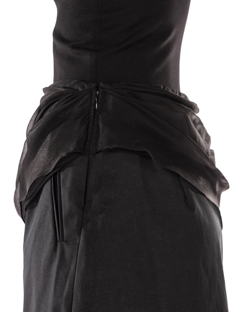 DRAPED ASSYMETRICAL SKIRT