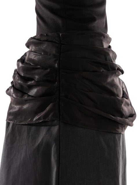DRAPED ASSYMETRICAL SKIRT
