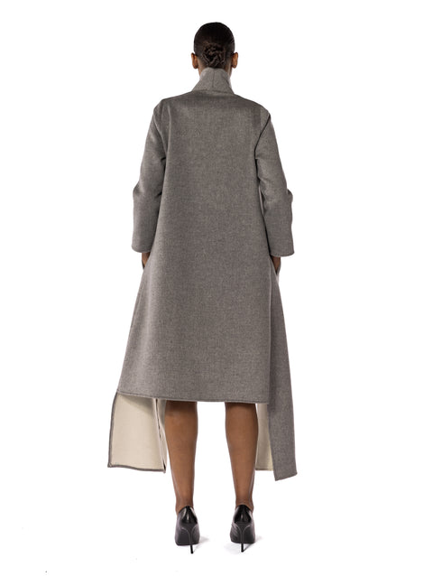 HIGH NECK COAT - Immediate S / Pre-order XS–M