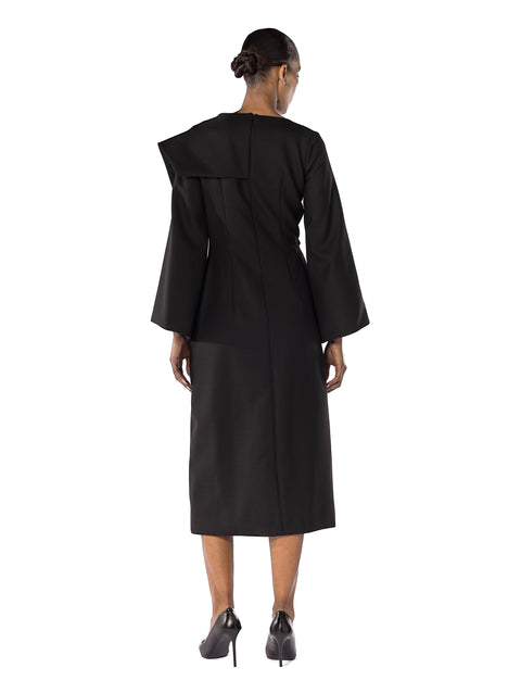 WIDE FLAP DRESS