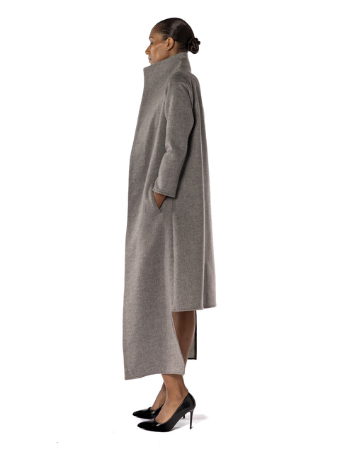 HIGH NECK COAT - Immediate S / Pre-order XS–M