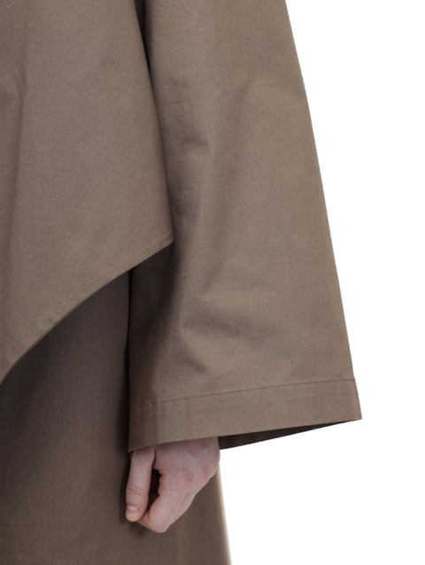 ASYMMETRIC FLAP COAT