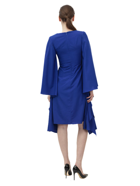 CAPE-SLEEVES DRESS