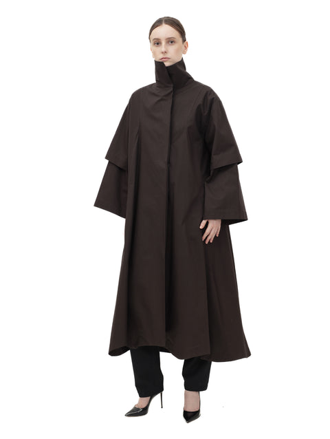 HIGH NECK GABARDINE