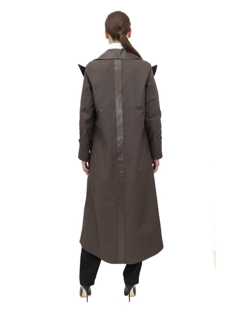 LEATHER-FLAP EARTH COAT