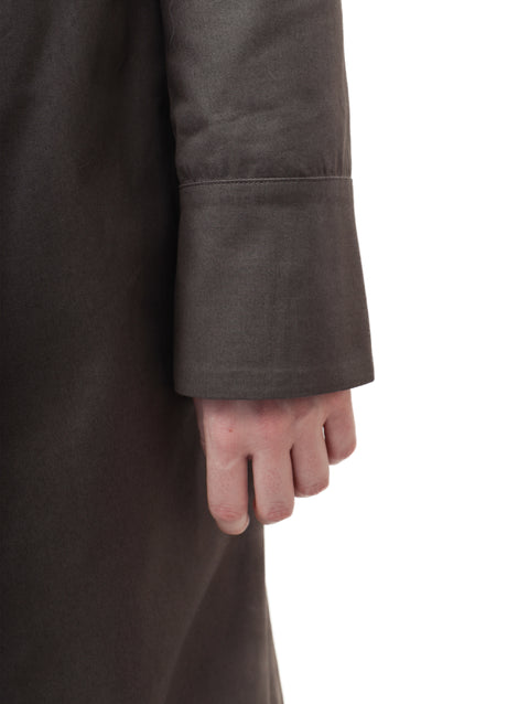 LEATHER-FLAP EARTH COAT