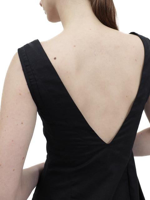 OVAL TRAIN DRESS
