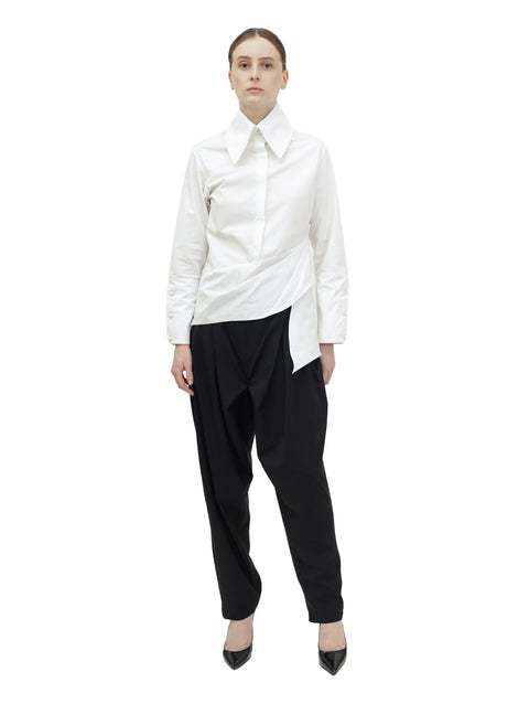 DRAPED SHIRT