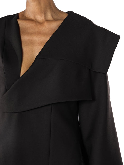 WIDE FLAP DRESS