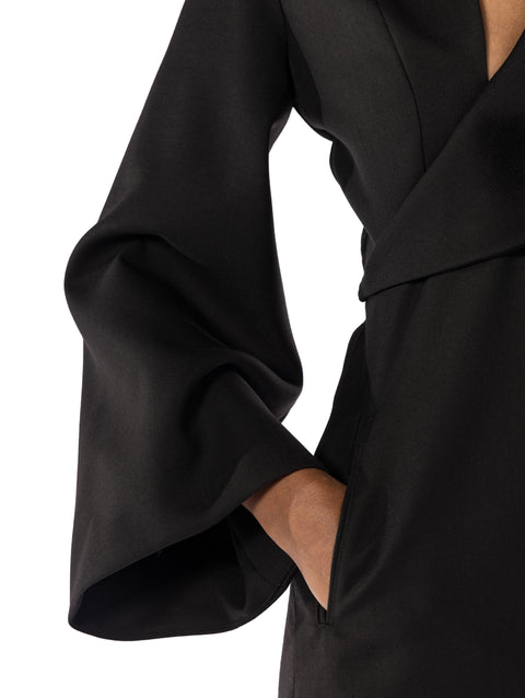 WIDE FLAP DRESS