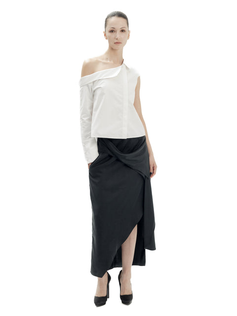 LOW SHOULDER SHIRT