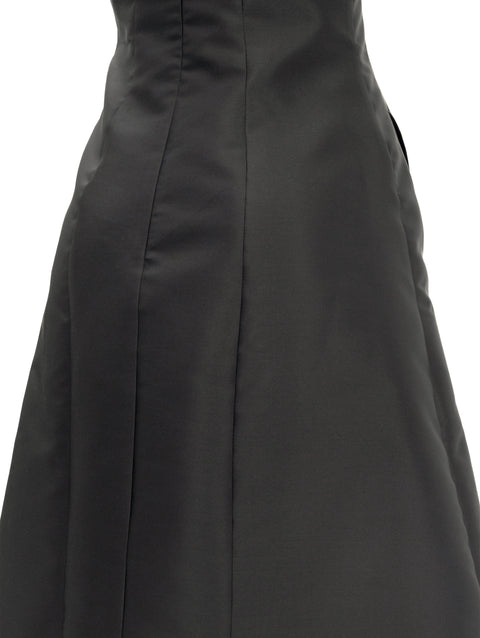 SILK MIKADO DRESS