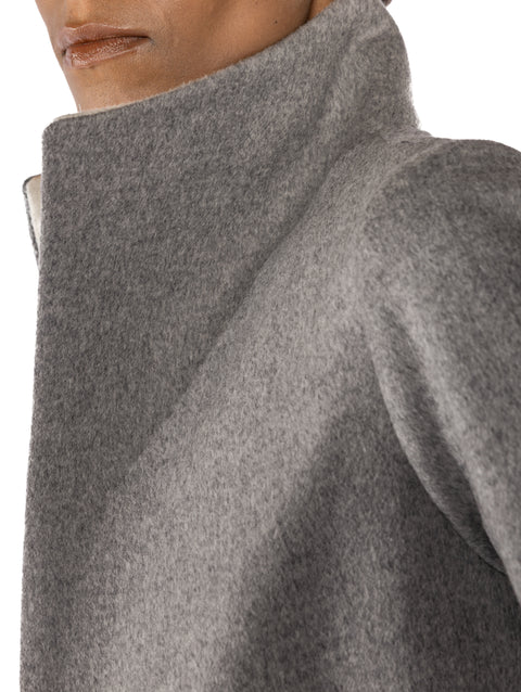 HIGH NECK COAT - Immediate S / Pre-order XS–M