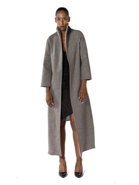 HIGH NECK COAT - Immediate S / Pre-order XS–M