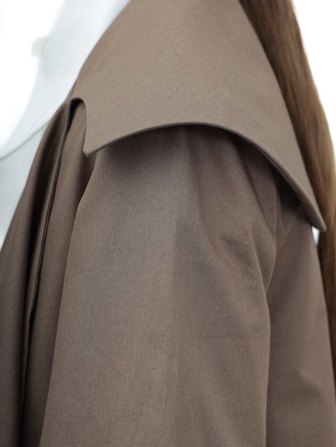 ASYMMETRIC FLAP COAT