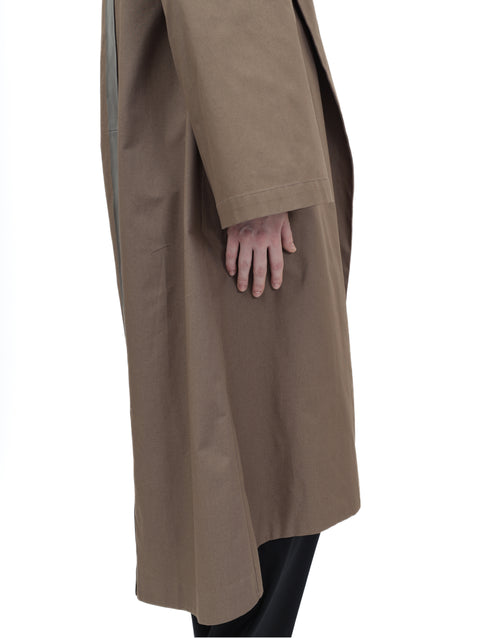 ASYMMETRIC FLAP COAT