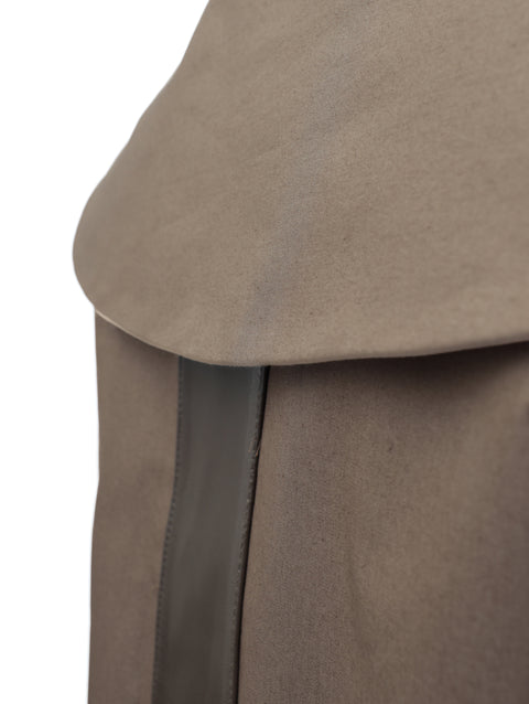 ASYMMETRIC FLAP COAT
