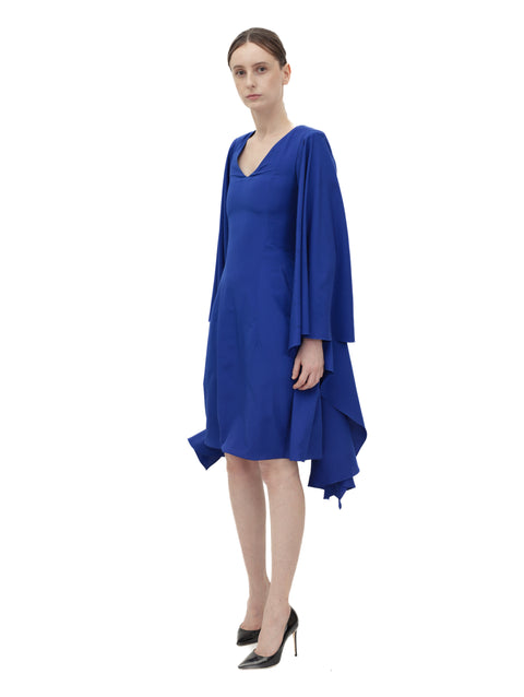 CAPE-SLEEVES DRESS