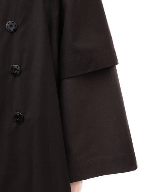 HIGH NECK GABARDINE