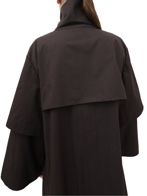 HIGH NECK GABARDINE