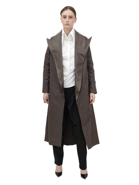 LEATHER-FLAP EARTH COAT