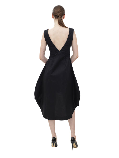 OVAL TRAIN DRESS