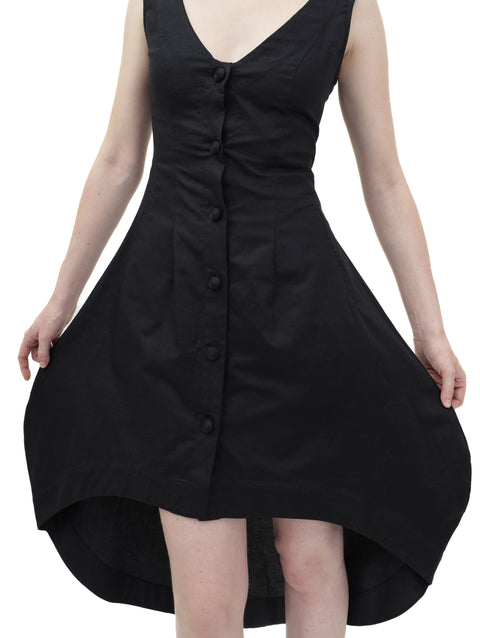 OVAL TRAIN DRESS
