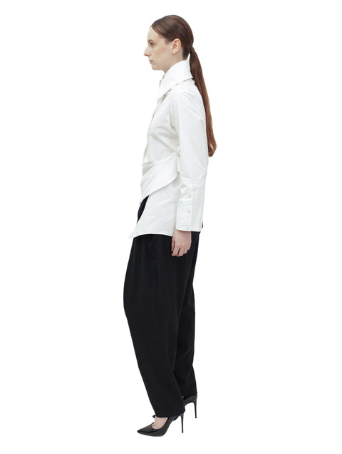 DRAPED SHIRT