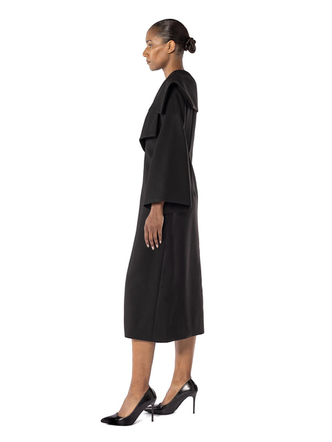 WIDE FLAP DRESS