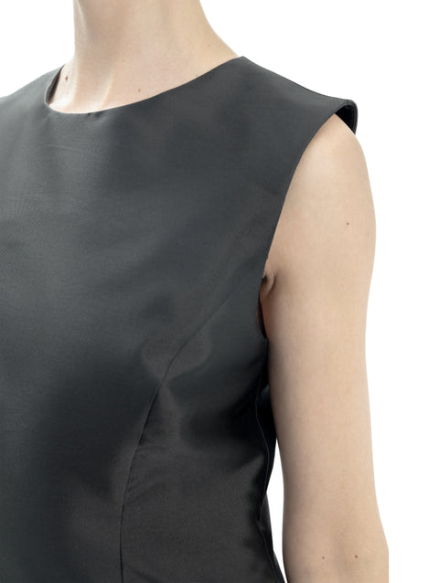 SILK MIKADO DRESS