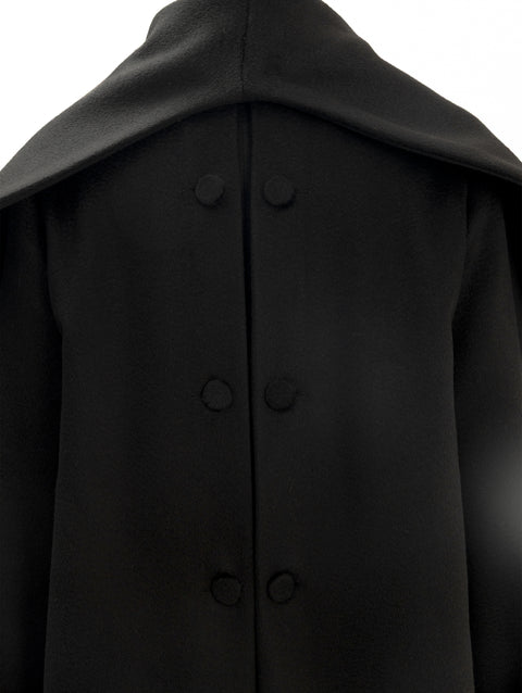 DRAPED BABY CAMEL COAT