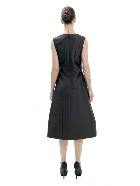 SILK MIKADO DRESS